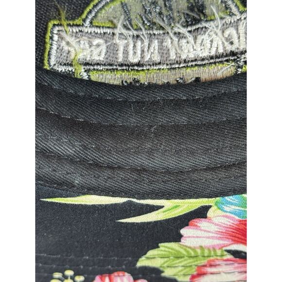 Hickory Nut Gap Farms Meats Colorful Floral Flowers Baseball Cap Hat - Picture 8 of 9